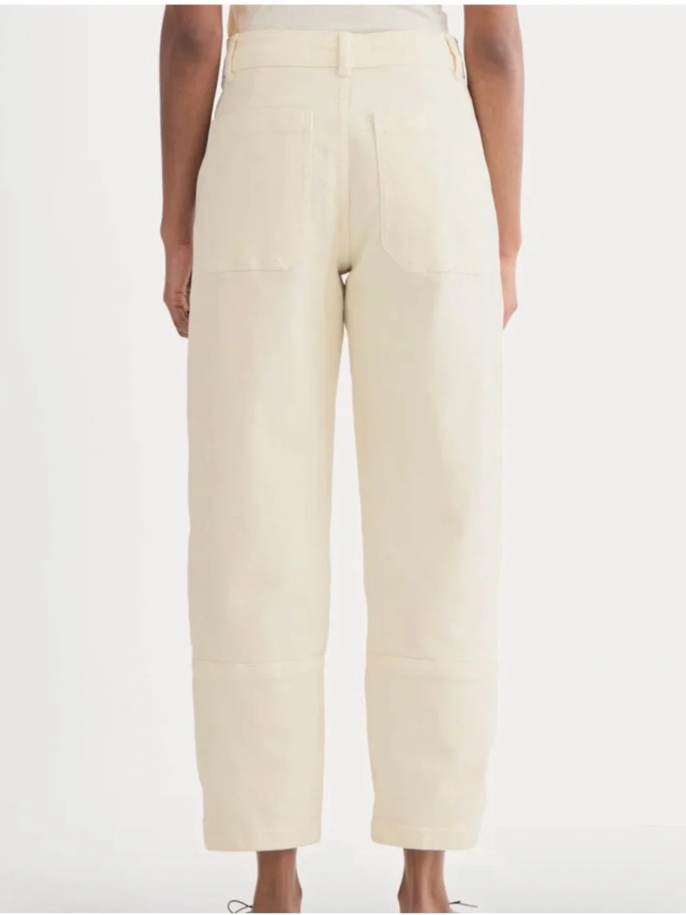 Everlane The Utility Curve Pant Bone Size 12 Regular NWT - Picture 4 of 10